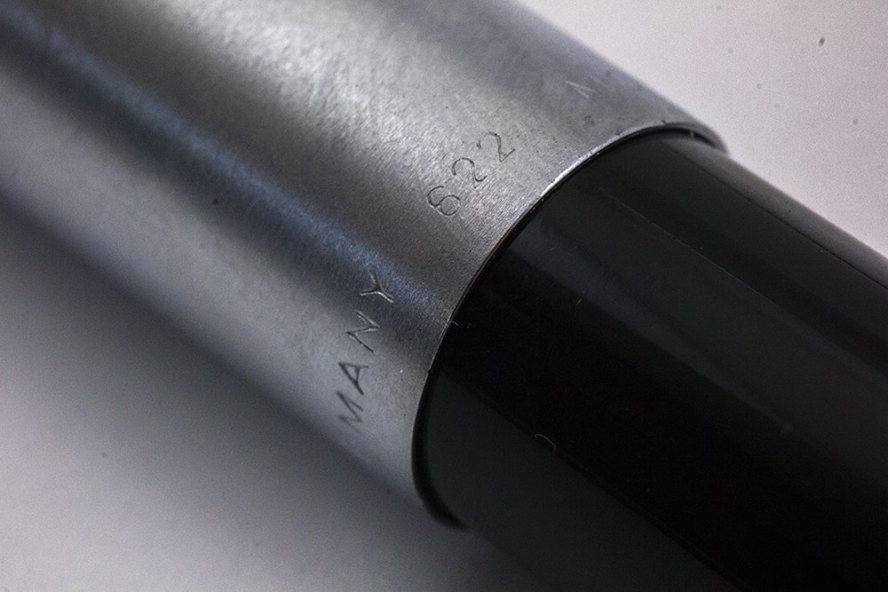 Montblanc Junior 622 Fountain Pen - 1970s, Black w Steel Cap